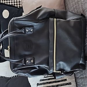 Faux-Leather Backpack w/ Laptop Compartment